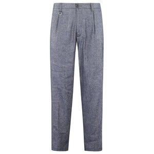 Paolo Pecora Tailored Stretch Linen Pants With Classic Waistband - NWT